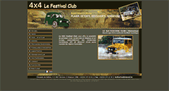 Desktop Screenshot of 4x4festival.be