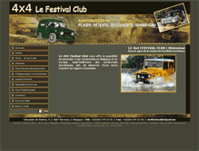 Tablet Screenshot of 4x4festival.be